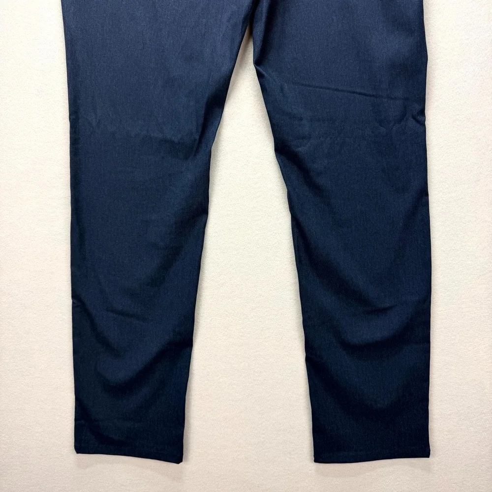 Izod Advantage Performance‎ Ankle Pants Mens 39x34* Blue Stretch Straight Fit